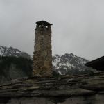 Esempio di architettura alpina con materiali naturali - Foto C. Patrone